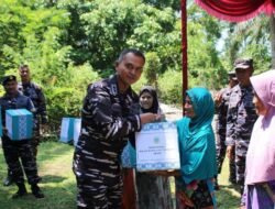 Sambut HUT TNI Ke 80, Lanal Bengkulu Gelar Karya Bakti Teritorial Prima