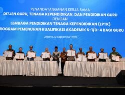 Sebanyak 12.500 Guru TK dan SD Lanjutkan Studi S1/D4 Melalui Program Pemenuhan Kualifikasi Akademik Kemendikdasmen