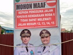 Pemkot Bengkulu Larang Kendaraan Roda Enam Melintas Jalur Alternatif Jembatan Merapi Raya