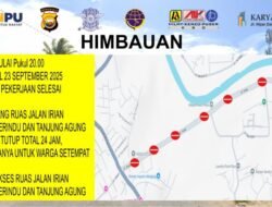 Jalan Irian Ditutup Total Mulai Hari Ini