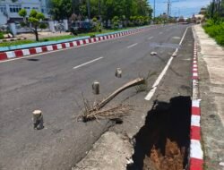 Jalan Pembangunan di Samping DPRD Bengkulu Nyaris Putus, Warga Khawatir Keselamatan