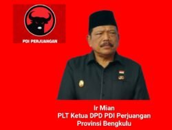 Jelang Konferda, Wagub Mian Jabat Plt Ketua DPD PDIP Bengkulu