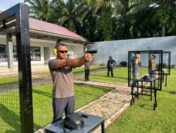 Tingkatkan Ketangkasan, Yanus Menembak Lanal Bengkulu Gelar Latihan