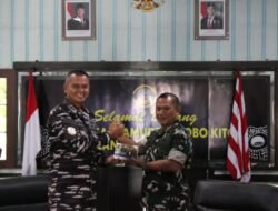 Perkuat Sinergitas TNI, Danlanal Terima Kunjungan Danrem 041/Gamas