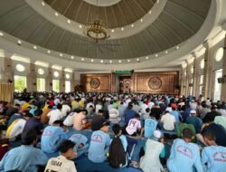 Jamaah Senang Khutbah Jumat Full Bahasa Arab di Masjid Agung At-Taqwa Bengkulu