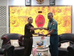Kepala Kejaksaan Tinggi Bengkulu menerima kunjungan silaturahmi Danlanal