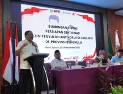 Bangun Budaya Antikorupsi, Pemprov Bengkulu Dorong APIP Jadi Teladan Integritas