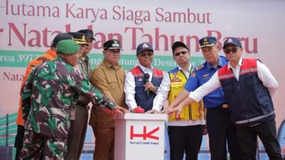 GELAR APEL SIAGA, HUTAMA KARYA PASTIKAN JALAN TOL TRANS SUMATERA SIAP MELAYANI NATARU 2025/2026