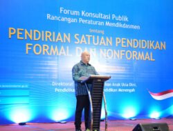 Ditjen PAUD Dasmen Gelar Forum Konsultasi Publik Rancangan Aturan Pendirian Satuan Pendidikan