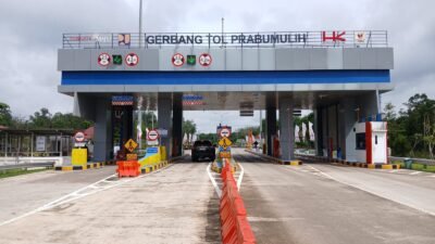 Kendaraan Melintasi Tol Bengkulu – Taba Penanjung Meningkat 10,64% Dari Trafik Normal