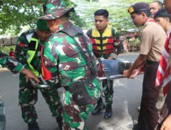 Korem 041/Gamas Melaksanakan Latihan Simulasi Penanggulangan Bencana Alam Tahap II