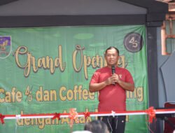 Danrem 041/Gamas Resmikan Grand Opening Cafe 45