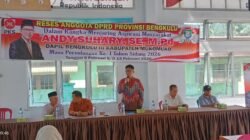 Saat Reses Andy Suhary Warga Desa Pasar Sebelah, Keluhkan Ancaman Buaya