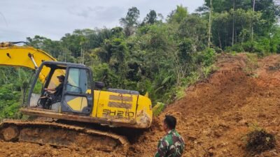 Hari Ketiga TMMD 127: Jalan 9,5 Persen, Pengerasan Belum Dimulai