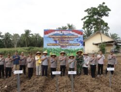 Polres Mukomuko Ikuti Zoom Meeting Kapolri dan Laksanakan Penanaman Jagung Serentak Kuartal I Tahun 2026