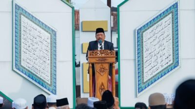 Salat Idulfitri di Masjid Baitul Izzah Berlangsung Khidmat, Pemprov Bengkulu Dorong Semangat “Bantu Rakyat”