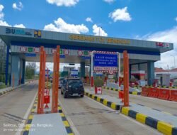 Arus Mudik Mulai Landai, Trafik Tol Bengkulu–Taba Penanjung Tercatat 1.159 Kendaraan