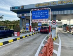 Lebaran 2026, Kendaraan di Tol Bengkulu–Taba Penanjung Tembus 5.367 Unit