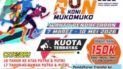 Seru..! KONI Mukomuko Gelar Fun Run 5 K, Kuota Terbatas Segera Daftarkan Diri Anda