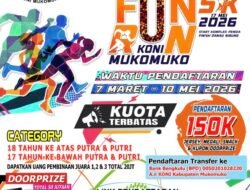 Seru..! KONI Mukomuko Gelar Fun Run 5 K, Kuota Terbatas Segera Daftarkan Diri Anda