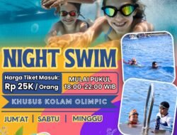 Tirta Amerta Waterpark Bengkulu Hadirkan Promo Night Swim, Tiket Hanya Rp25 Ribu