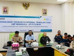 Sosialisasi K3 Internal Triwulan II 2026 PLN IP UBP Bengkulu Unit Pembangkit PLTA Musi
