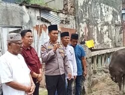 Jelang Idul Adha, Polresta Bengkulu Salurkan Sapi Kurban untuk Nelayan Malabero