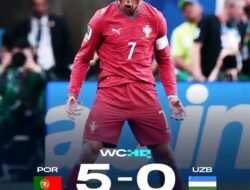 Ronaldo Cetak 2 Gol, Portugal Hancurkan Uzbekistan 5-0 di Piala Dunia 2026