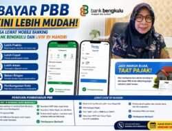Bayar PBB Kini Semakin Mudah, Warga Kota Bengkulu Bisa Lewat Mobile Banking