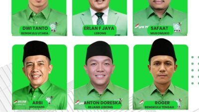 Ini 9 Nama Ketua DPC PKB se Provinsi Bengkulu, Posisi Ketua DPC Kota Bengkulu Masih Menunggu Keputusan DPW