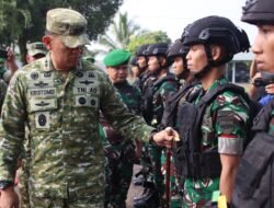 Sidak Kesiapan Prajurit di Kotabumi, Ini yang Ditekankan Pangdam XXI/RI