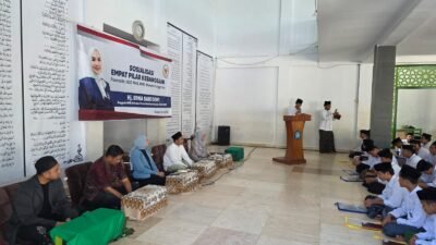Erna Sari Dewi Perkuat Nilai Kebangsaan Sekaligus Bantu Sanitasi Pesantren