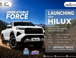 Besok Agung Toyota Bengkulu Luncurkan Toyota New Hilux Terbaru