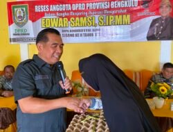 Edwar Samsi Serap Aspirasi Warga Seberang Musi Kabupaten Kepahiang