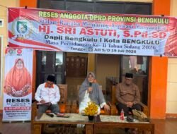 Reses DPRD Bengkulu, Sri Astuti Soroti Jalan Teluk Sepang yang Tak Kunjung Diperbaiki