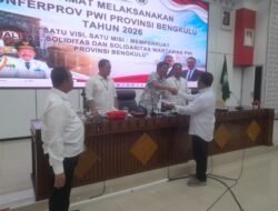 Unggul 3 Suara, Marsal Abadi Kembali Pimpin PWI Bengkulu, Sukatno Ketua DK