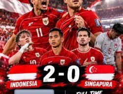 Timnas Indonesia Hajar Singapura 2-0, Garuda Buka FIFA ASEAN Cup 2026 dengan Kemenangan