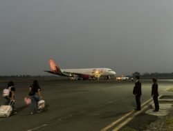 Pasca Erupsi, Batik Air Terbang Perdana, Bandara Bengkulu Kembali Normal