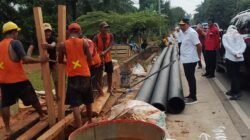 Pastikan Proyek Sesuai Spesifikasi, Wagub Mian Tinjau Pembangunan SPAM IKK Pinang Raya
