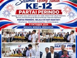 HUT ke-12 Partai Perindo, Yurman Hamedi Serukan Kader Solid dan Bergerak Bersama Rakyat