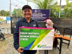 Keren, Forum Wartawan Ekonomi Bengkulu Daftarkan Anggota Jadi Peserta BPJS Ketenagakerjaan